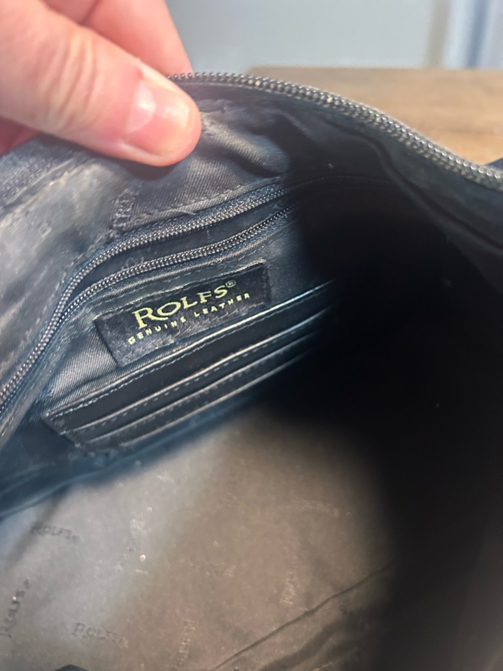 Vintage Rolfs Genuine Leather hobo bag - Picture 11 of 12